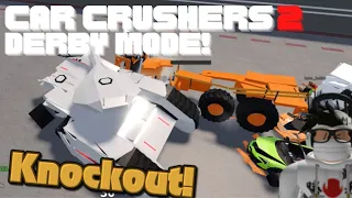 Playing Car Crushers 2 Derby Mode! #1 [Roblox]