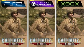 Call of Duty 2 Big Red One (2005) PS2 vs GameCube vs XBOX (Graphics Comparison)