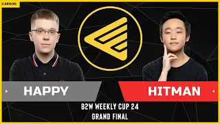 WC3 - B2W Weekly Cup #24 - Grand Final: [RDM] Happy vs. Hitman [ORC]