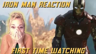 Iron Man (2008) Movie REACTION | FIRST TIME WATCHING! (My MCU Journey Begins)