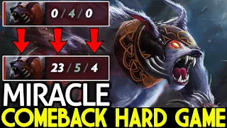 MIRACLE [Ursa] Keep Clam Farming and Comeback Hard Game Dota 2