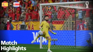 Spain v Costa Rica | 2022 FIFA World Cup™ | Match Highlights