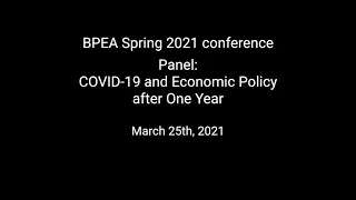 Panel: COVID-19 and Economic Policy after One Year