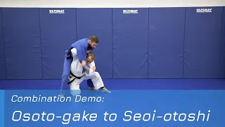 Osoto-gake to Seoi-otoshi - Combination demo