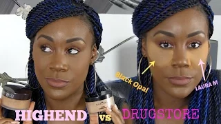 REVIEW & DEMO | LAURA MERCIER POWDER *MEDIUM DEEP*  VS BLACK OPAL POWDER *MEDIUM* | MISS SYDZ