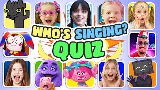 Who Is DANCING Super Mega Quiz & Who is SINGING? | Salish Matter, Wednesday, King Ferran, Diana