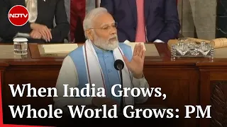 PM Modi To US Congress: "India Will Soon Be 3rd Largest Economy"