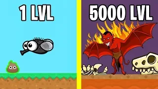 ANIMALS EVOLUTION IN HELL! - FlyOrDie.io