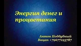 Энергия денег и процветания -  Антон Поддубный