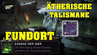 Ätherische Talismane Fundort / Essenz der Gier Shadowkeep Destiny2 PS4