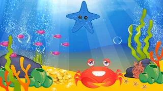 Lullabу and Calming Undersea Animation. Aquarium lullaby . Baby Sleep Music. Soothing  fishes