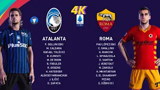 eFootball PES 2021 Gameplay [PS5 4K] Atalanta vs Roma-SERIE A [KONAMI]