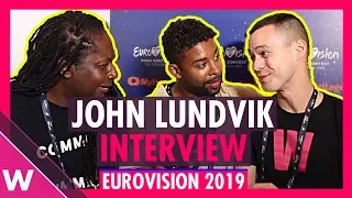 John Lundvik (Sweden) interview @ Eurovision 2019 first rehearsal
