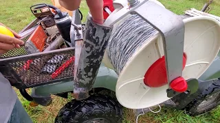 Greg Judy gives extreme detail on his temporary fencing machine