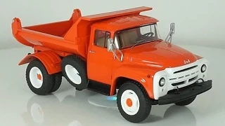 ЗИЛ-130 ммз-555 самосвал 1:43 (ssm) обзор масштабная модель автолегенды ссср / Model ZIL MMZ