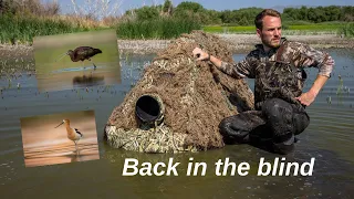 In my HOMEMADE FLOATING BLIND, PHOTOGRAPHING WATERFOWL and other BIRDS. How I made my blind.