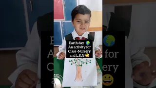 Earth day 🌍 celebration in school #kids video