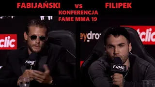 SEBASTIAN FABIJAŃSKI vs FILIPEK. FAME 19: KONFERENCJA