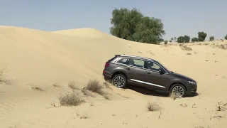 AUDI Q7  Desert TEST Drive in Dubai Dunes