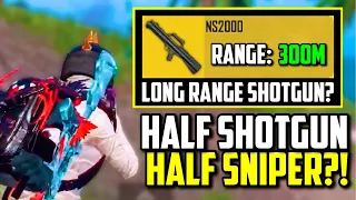 NEW NS2000 IS HALF SNIPER & HALF SHOTGUN?! | PUBG Mobile