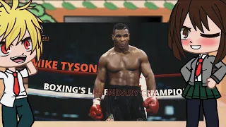 Mha react to Izuku as Mike Tyson //Major Payne // //my hero academia// //gach club//