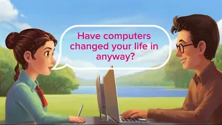 "English Conversation about COMPUTER | For IELTS and SPOKEN ENGLISH."