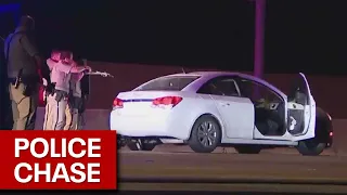 Troopers use grappler to stop car during pursuit on I-10