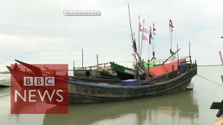 Myanmar's Rohingya people look back to the water - BBC News