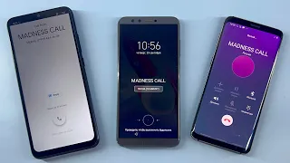 XIAOMI Redmi 9C VS Honor 9 Lite VS Samsung Galaxy S9 / Incoming Call & Outgoing Call / Alarm