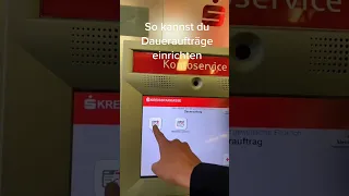 So kannst du Daueraufträge am SB-Terminal einrichten