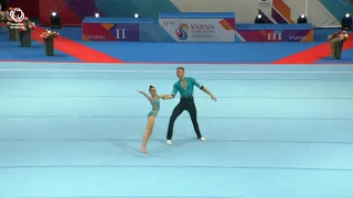Daniel Blintsov & Diana Lust (GER) - 2023 ACRO European bronze medallists, All-Around