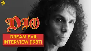 RONNIE JAMES DIO: Dream Evil Interview (1987)