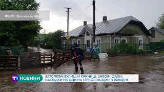Затоплені вулиці й криниці, знесені дахи: наслідки негоди на Тернопільщині