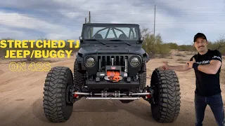 Walk around my Jeep / Buggy Wrangler TJ , stretched, on 42'' tires!