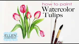 Watercolor Tulips for Beginners