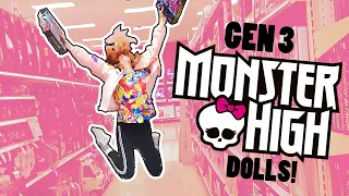 Looking for Generation 3 Monster High Dolls with my Mom! 😁