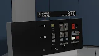 IBM System/370 3033 Mainframe Processor Complex - 3D Model Flyby