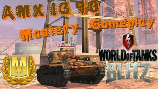 WOT Blitz AMX 13 90 Mastery Gameplay