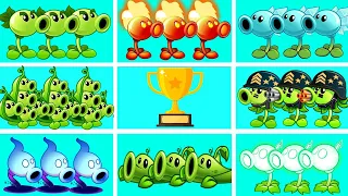 Tournament 8 Best Pea Plants - Who Will Win? - PvZ 2 Plant Vs Plant