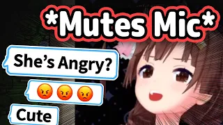 Chat Loses It When Sora Mutes Her Mic and Throws Cutest Angry Tantrum【Hololive】
