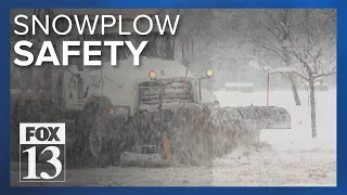 Heavy snowfall keeps Utah's snowplow drivers busy on New Year's Day