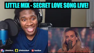 PERRIE IS INSANE! Little Mix - Secret Love Song (Live from Little Mix The Search) | REACTION