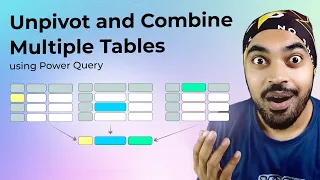 Unpivot and Combine Data from Multiple Tables using Power Query