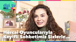 @Hercai oyuncuları Ebru Şahin ve Akın Akınözü'ne sorduk! - Dizi TV 717. Bölüm