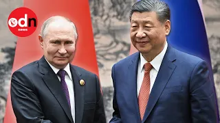 Putin Greeted in China With Extravagant Military Ceremony