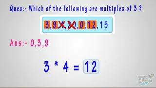 Factors And Multiples | Math | Grade 3,4 | Tutway |