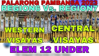 Western Visayas vs Central visayas | Palarong Pambansa 2023 | elementary division | semi finals