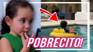 KIMA Y JUANITO PELEAN EN LA ALBERCA! 😱🔴 (KIMBERLY LOS DEJA SOLOS) #kimberlyloaiza #kima #minijd