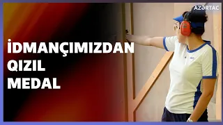 Azərbaycan atıcısı Bakıdakı Dünya çempionatında qızıl medal qazanıb