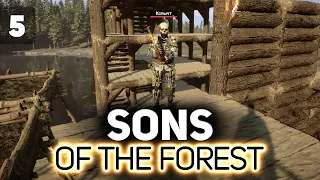 Вырубили весь лес на районе для небоскрёба с Хрустом 🌲 Sons of the Forest [PC 2023] #5